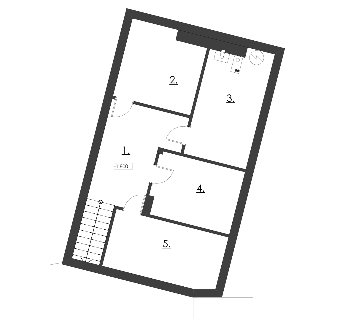 Basement floor plan