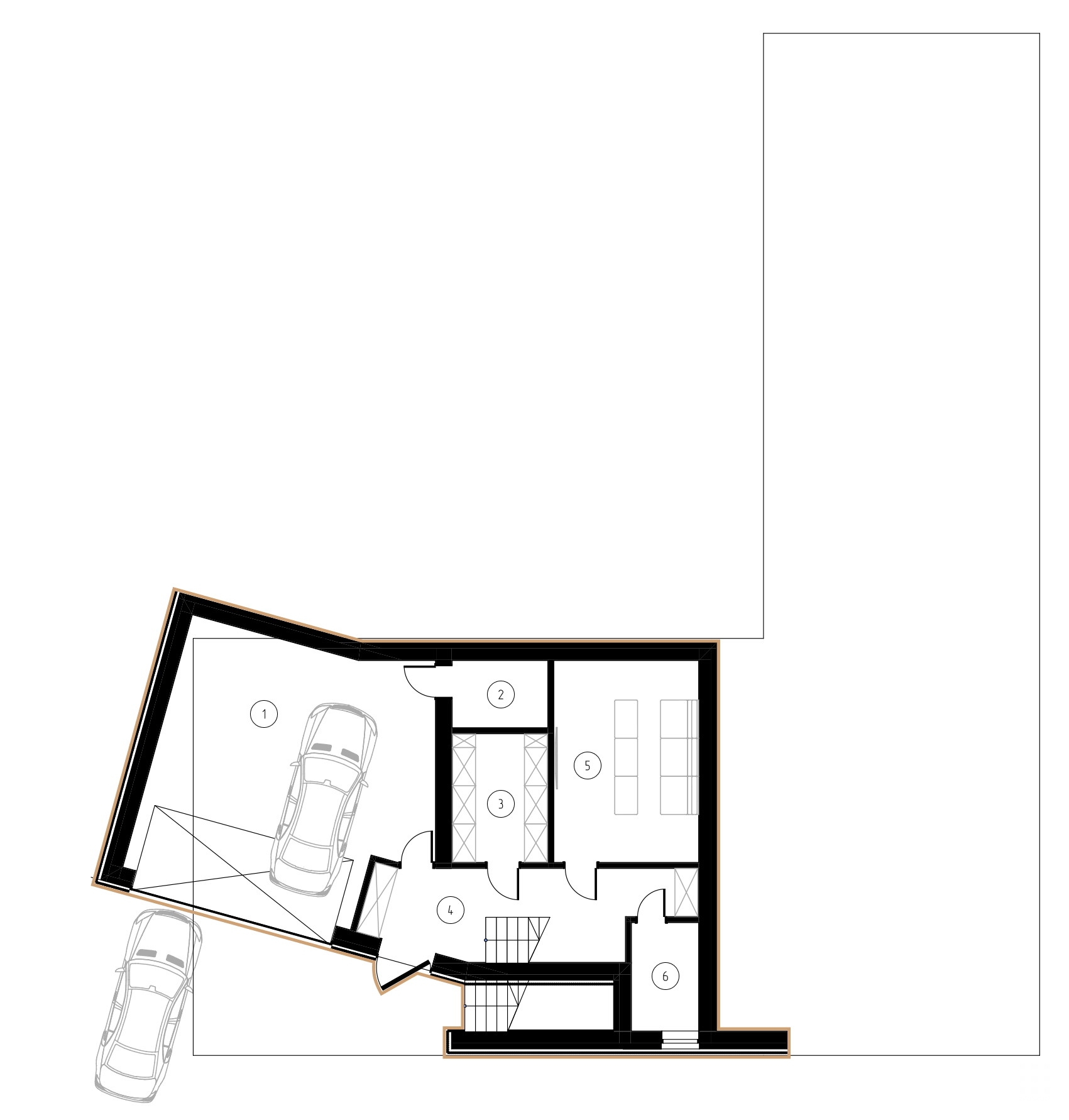 Basement floor plan