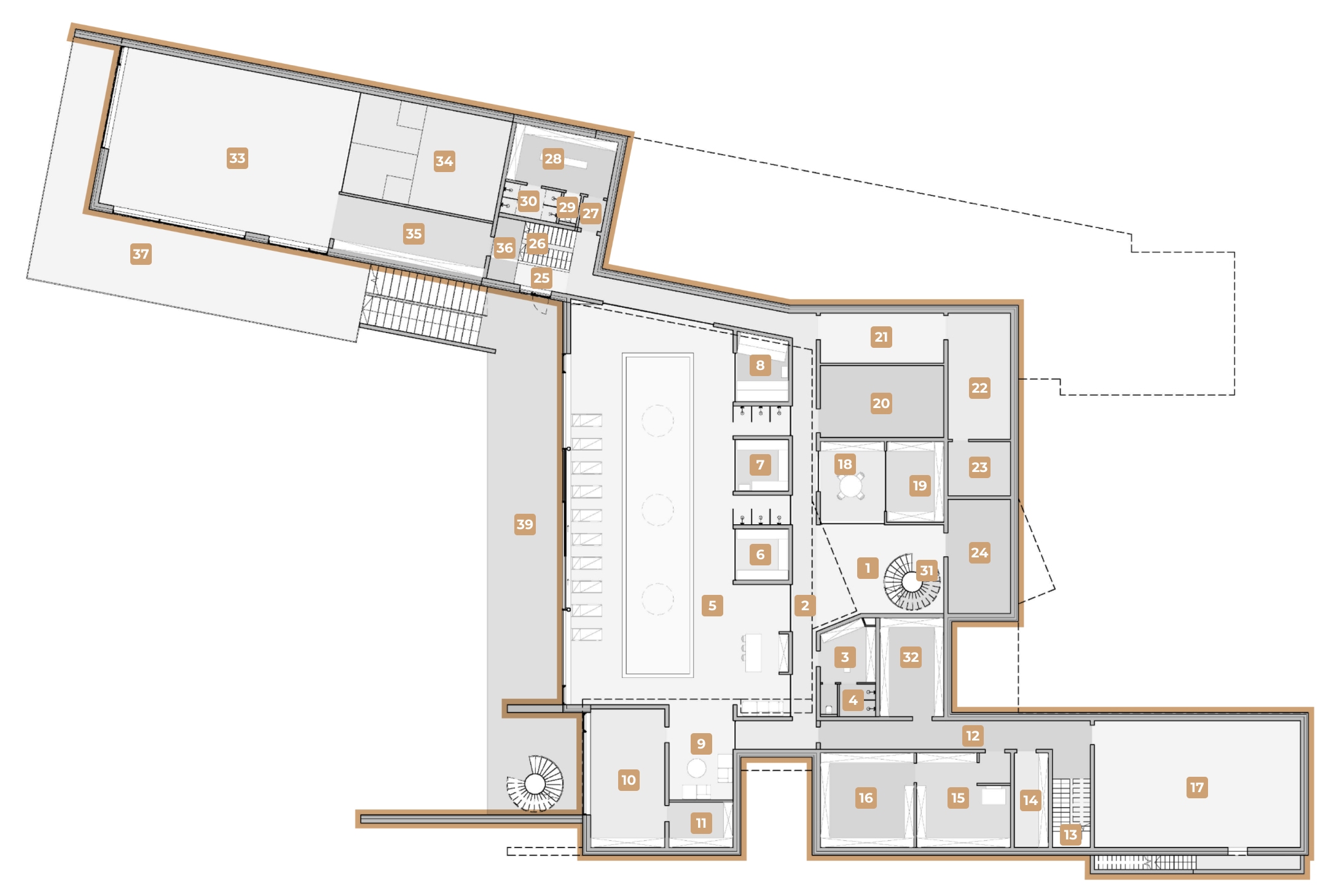 Basement floor plan