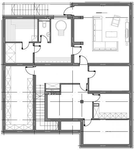 Basement floor plan