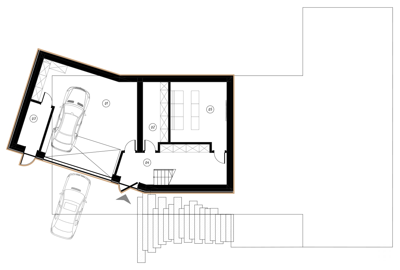 Basement floor plan