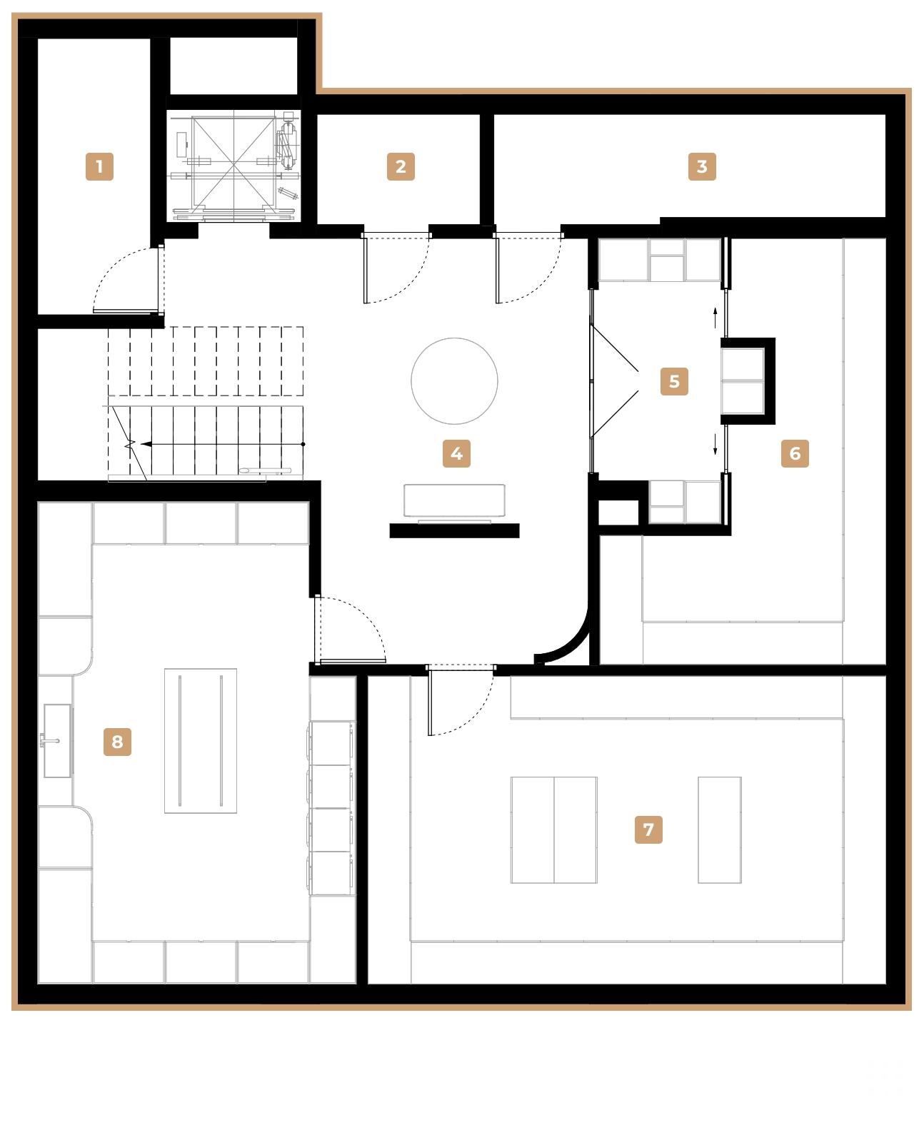 Basement floor plan