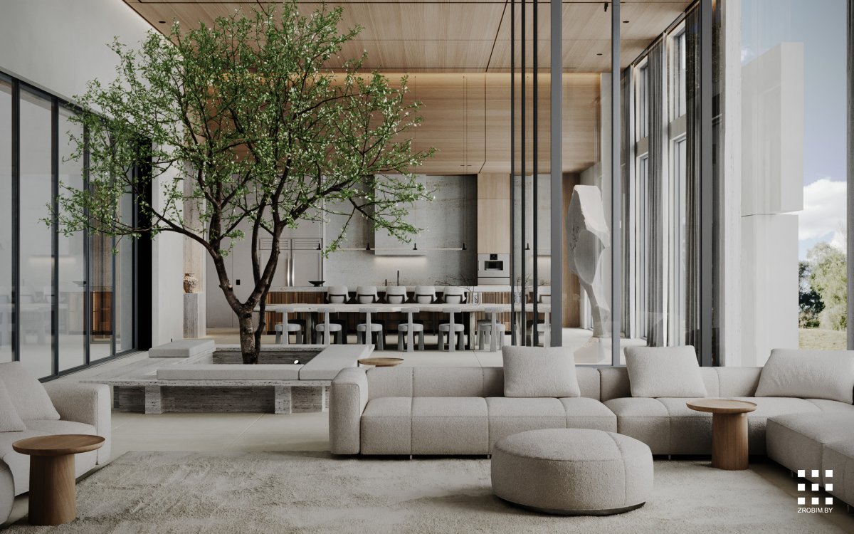 Interiors Furniture and Architecture 絶版 Private house Naples Interior from «ZROBIM architects»
