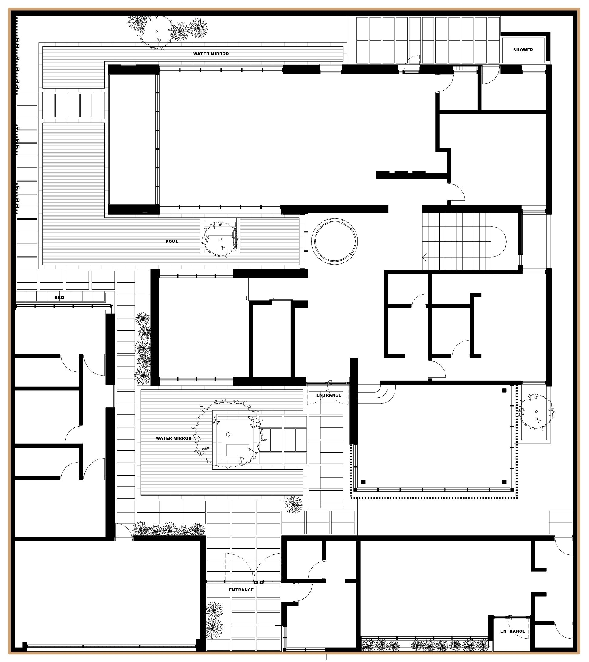 Basement floor plan